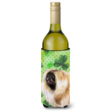"Caroline's Treasures Pekingese St. Patrick's Acessório Decorativo para Garrafa, 750ml, Multicolor"