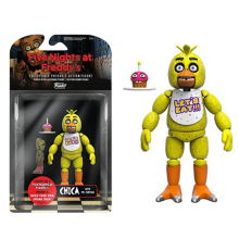 (Chica 14cm) 15cm Figures Blacklight Bonnie Foxy Chica FREDDY FROSTBE Action Figure PVC Collection Doll Movable