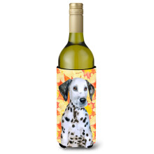 "Caroline's Treasures Dalmatian Puppy Protetor de Garrafa Outono, 750ml, Multicolor"