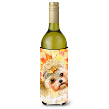 "Caroline's Treasures Morkie Outono Frascos Decorativos, 750ml, Multicolor"