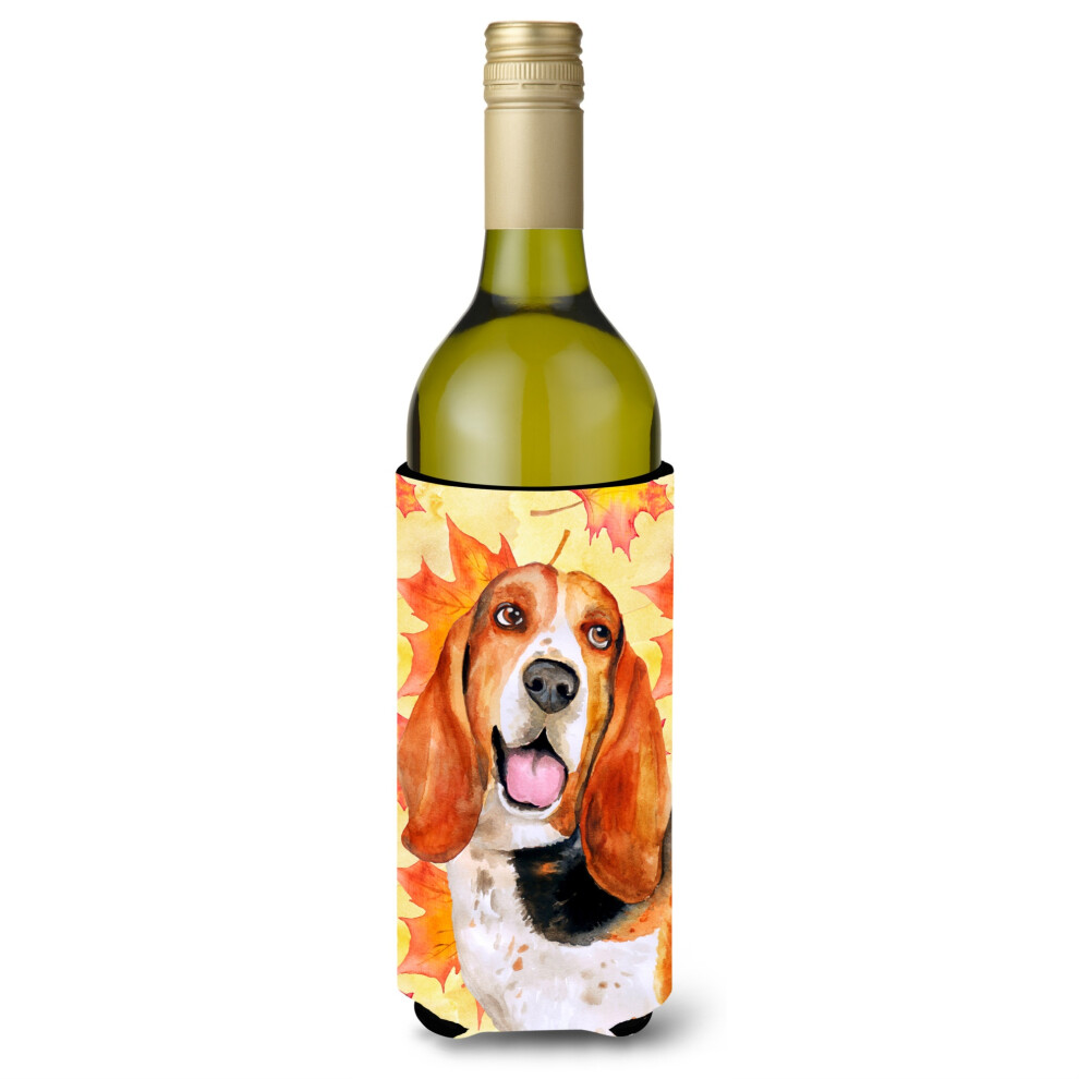 Botella Decorativa Oto Al Caroline's Treasures Basset Hound De 750 Ml, Multicolor-image