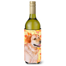 """"Caroline's Treasures Labrador Retriever Fall Decorative Bottle Hugger 750ml Multicolor""""