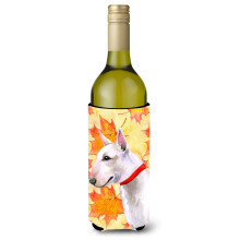 Caroline's Treasures Bull Terrier Fall Decorative Bottle Hugger  750ml  Multicolor