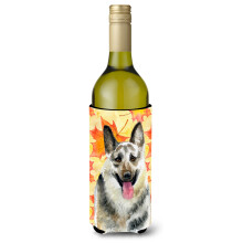 """"Caroline's Treasures East-European Shepherd Fall Decorative Bottle Hugger 750ml Multicolor""""