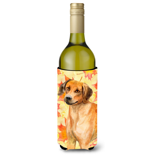 """"Caroline's Treasures Rhodesian Ridgeback Fall Decorative Bottle Hugger  750ml  Multicolor""""