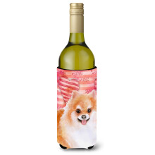 "Caroline's Treasures Pomeraniano #2 Love Garrafa Decorativa, 750ml, Multicolor"