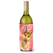 "Caroline's Treasures German Shepherd #2 Love Garrafeira Decorativa, 750ml, Multicolor"