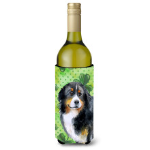 """"Caroline's Treasures Bernese Mountain Dog St Patrick's Decorative Bottle Hugger 750ml Multicolor""""