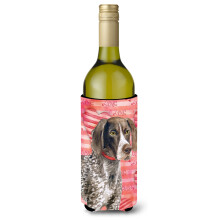 """"Caroline's Treasures German Shorthaired Pointer Love Decorative Bottle Hugger 750ml Multicolor""""