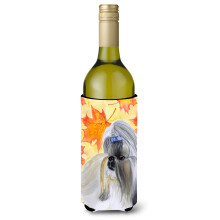 Caroline's Treasures Shih Tzu Fall Deko-Flaschen-Hugger, 750 ml, mehrfarbig