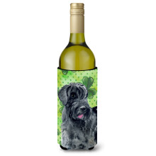 """"Caroline's Treasures Giant Schnauzer St Patrick's Decorative Bottle Hugger 750ml Multicolor""""