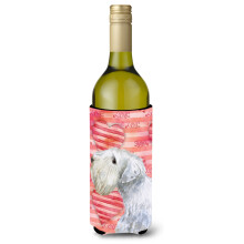 """"Caroline's Treasures Sealyham Terrier Love Decorative Bottle Hugger 750ml Multicolor""""