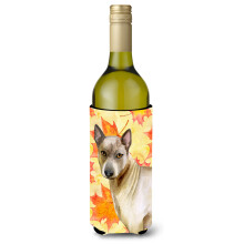 "Caroline's Treasures Thai Ridgeback Outono Garrafa Hugger, 750ml, Multicolor"