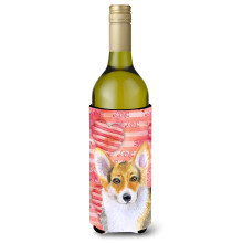 Caroline's Treasures Pembroke Corgi Love Deko-Flaschen-Hugger, 750 ml, mehrfarbig