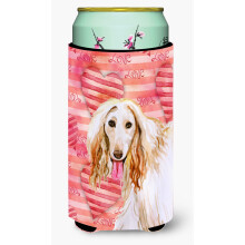 Caroline's Treasures Afghan Hound Love Decorative Can Hugger  Tall Boy  Multicolor