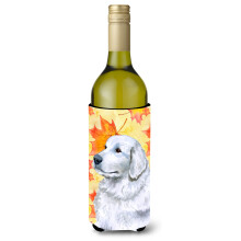 Caroline's Treasures Maremma Sheepdog Fall Decorative Bottle Hugger 750ml Multicolor