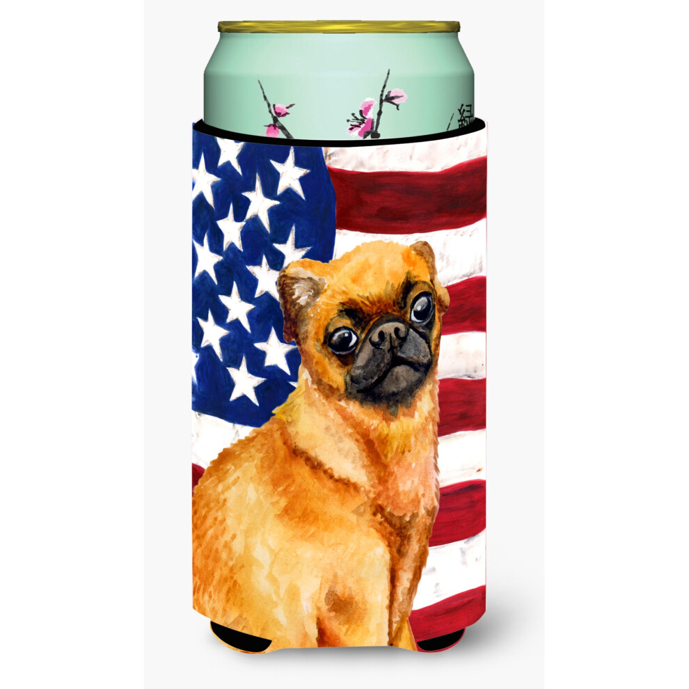 Caroline's Treasures - Petit Griffon Brabant Patriotique D Coratif, Porte-Canette, Grand Gar On, Multicolore-image