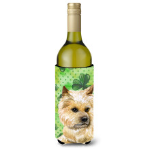 Caroline's Treasures Cairn Terrier St Patrick's Decorative Bottle Hugger 750ml Multicolor