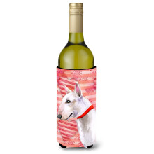 Caroline's Treasures Bull Terrier Love Decorative Bottle Hugger  750ml  Multicolor