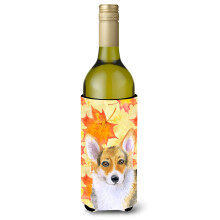 "Caroline's Treasures Pembroke Corgi Outono Garrafa Decorativa, 750ml, Multicolor"