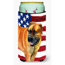 Caroline's Treasures Boerboel Mastiff Patriotic Dekorative Can Hugger Tall Boy Multicolor""""