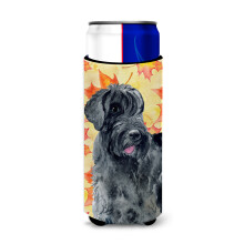"Caroline's Treasures Can Hugger Decorativo Schnauzer Gigante Outono, Slim, Multicolor"