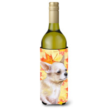"Caroline's Treasures Chihuahua Botão Decorativo Outono, 750ml, Multicolorido"