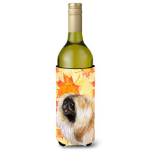"Caroline's Treasures Pekingese Outono Porta Garrafa Decorativa, 750ml, Multicolor"