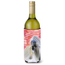 "Caroline's Treasures Shih Tzu Love Porta Garrafa Decorativa, 750ml, Multicolor"