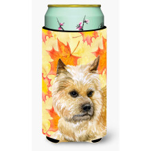 Caroline's Treasures Cairn Terrier Fall Decorative Can Hugger Tall Boy Multicolor