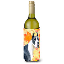Caroline's Treasures Harlequin Dane Fall Deko-Flasche Hugger 750 ml, mehrfarbig