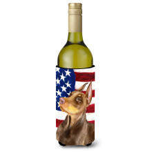 "Caroline's Treasures Doberman Pinscher Decorativo para Garrafa, 750ml, Multicolor"