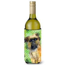 Caroline's Treasures Brussels Griffon St Patrick's Decorative Bottle Hugger 750ml Multicolor