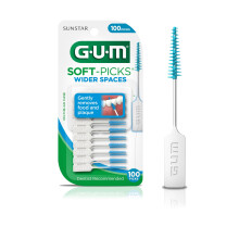 Gummi soft-picks bredere plads let at bruge tandpluk til t?nder reng?ring og tandk?dssundhed med praktisk b?retaske tandl?ge anbefalede tandpluk