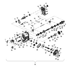 Rolamento Polaris Ranger, Cage Dividido, Peça OEM 3233718, Qty 1