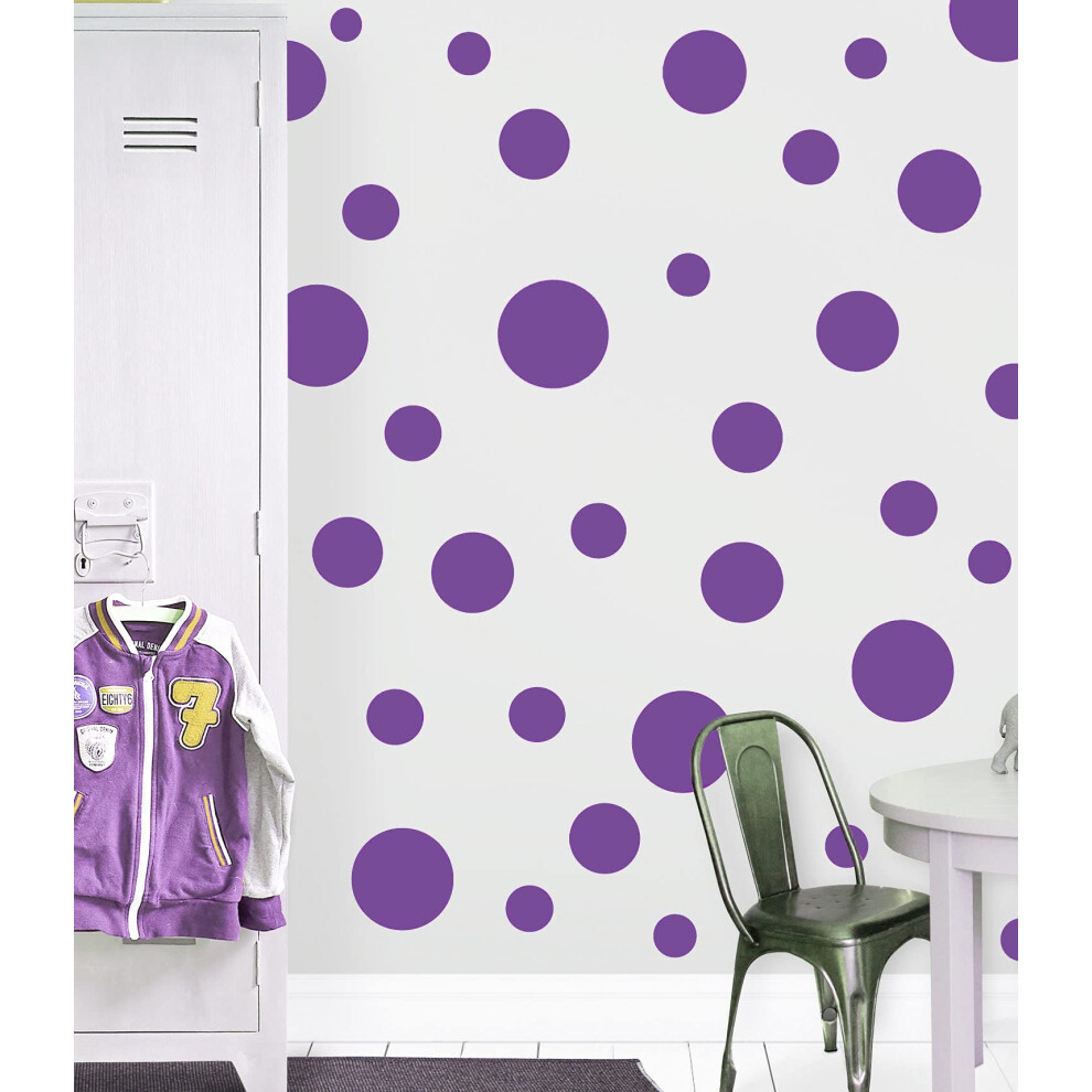 Polka Dot Wall Stickers Wall Decor Stickers Wall Dots Vinyl Circle Room Dot Decals Wall Art Stickers For Bedroom Girls Room Peel And Stick Kids Roo Create-A-Mural