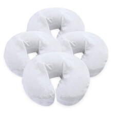 London Linens Set di 4, Fodere per Lettini Massaggio in Cotone Flanella 100% Extra Spesse - 4 pezzi (Bianco)