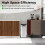 Costway Slim Kitchen Trash Can 50L Automatic Sensor Garbage Can with Wing Lids 6