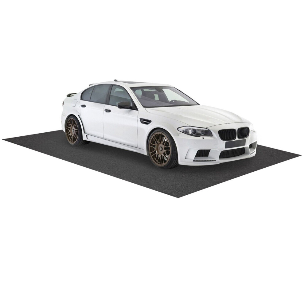 8.4 X 7.4 Ft Large Garage Floor Mat Reusable Absorbent Oil Spill Parking Rug 798470257702