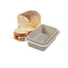 Silikomart 21.004.13.0065 Molde para pan 3D 15 x 10 x 7,5 cm - Gris