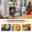Costway 3-Panel Fireplace Folding Spark Guard Screen Decorative Mesh Fireplace Barrier 7