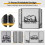 Costway 3-Panel Fireplace Folding Spark Guard Screen Decorative Mesh Fireplace Barrier 8