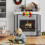 Costway 3-Panel Fireplace Folding Spark Guard Screen Decorative Mesh Fireplace Barrier 4