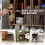 Costway Record Player Stand Vinyl Record Storage Turntable Stand w/Power Outlet 7
