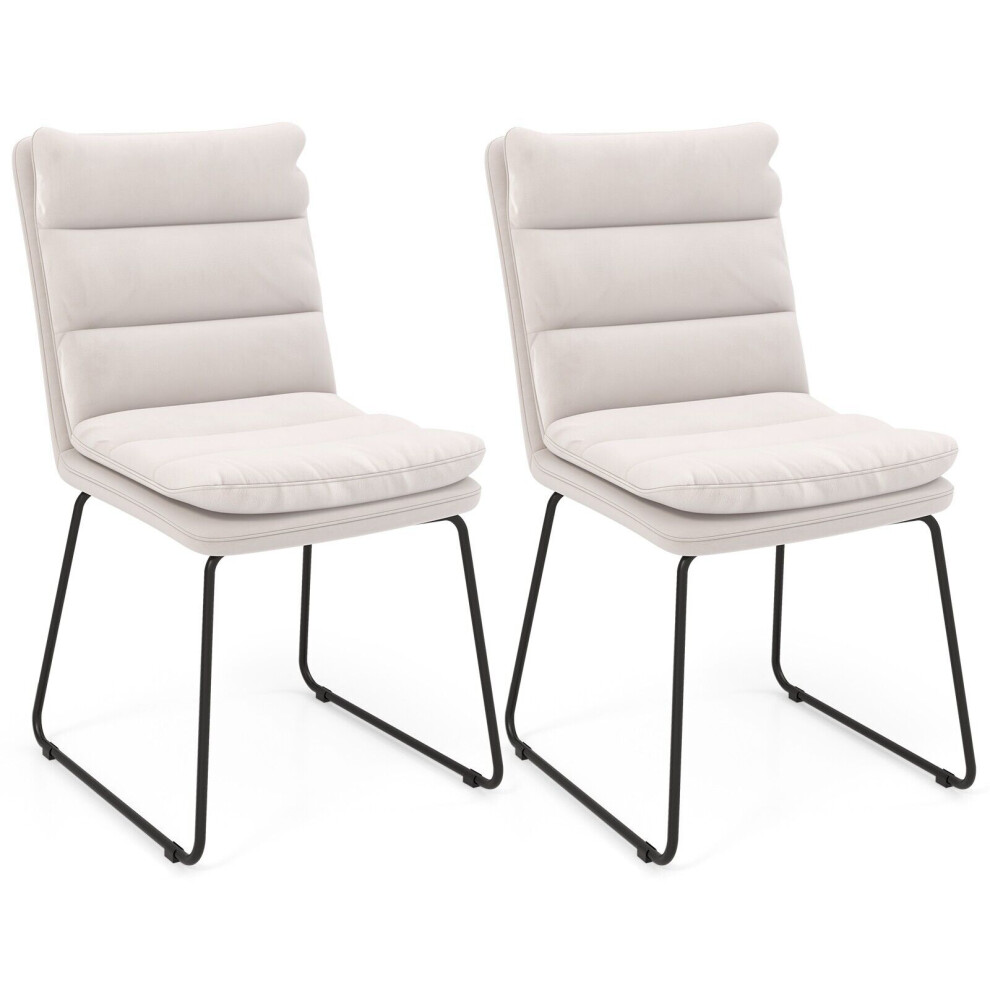 2Pcs Leisure Chair Upholstered Accent Chair Home Wood Lounge Sofa Chair-image-OPC-PGBP5HS-NEW