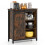 Costway 70cm Farmhouse Accent Storage Cabinet Rustic Sideboard Buffet Cabinet 1
