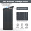 Costway All-Weather Storage Shed Utility Tool House w/Top Sloping Design-Grey 4