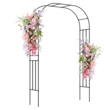Garden Arch Trellis 158 cm L x 245 cm H Outdoor Metal Arbor Trellis