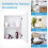 Costway Bathroom Mirror Cabinet Wall Mounted Storage Cabinet 2