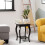 Costway Set of 2 End Table Living Room Accent Table Sofa Side Table-Coffee 4